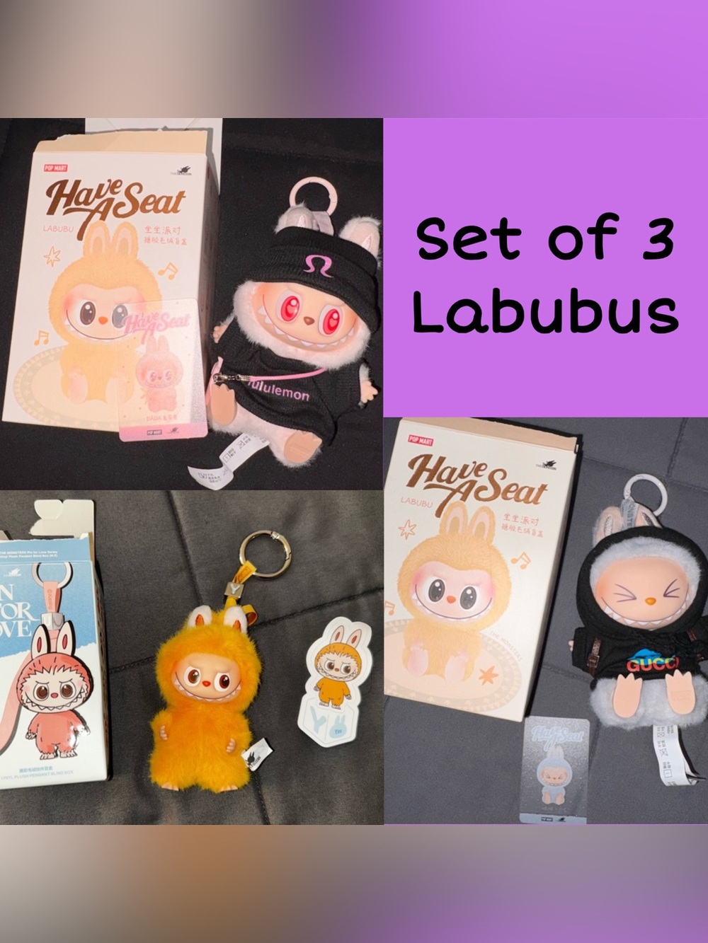 Pop Mart  Labubus - Set of 3